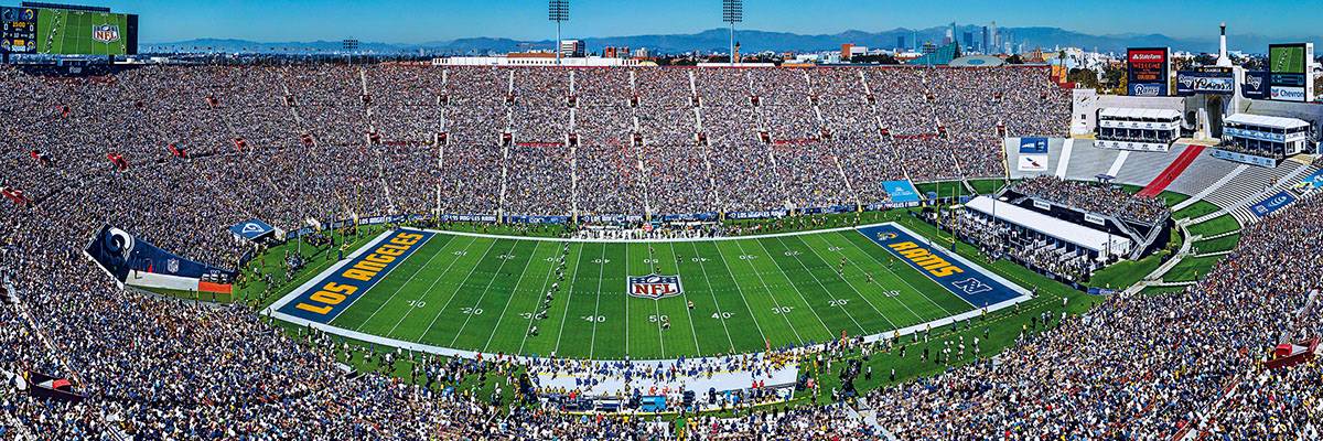 Detroit Lions Stadium Panoramic Puzzle 1000 Pieces