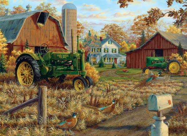 John Deere Tin - Autumn Gold, 1000 Pieces, MasterPieces | Serious Puzzles