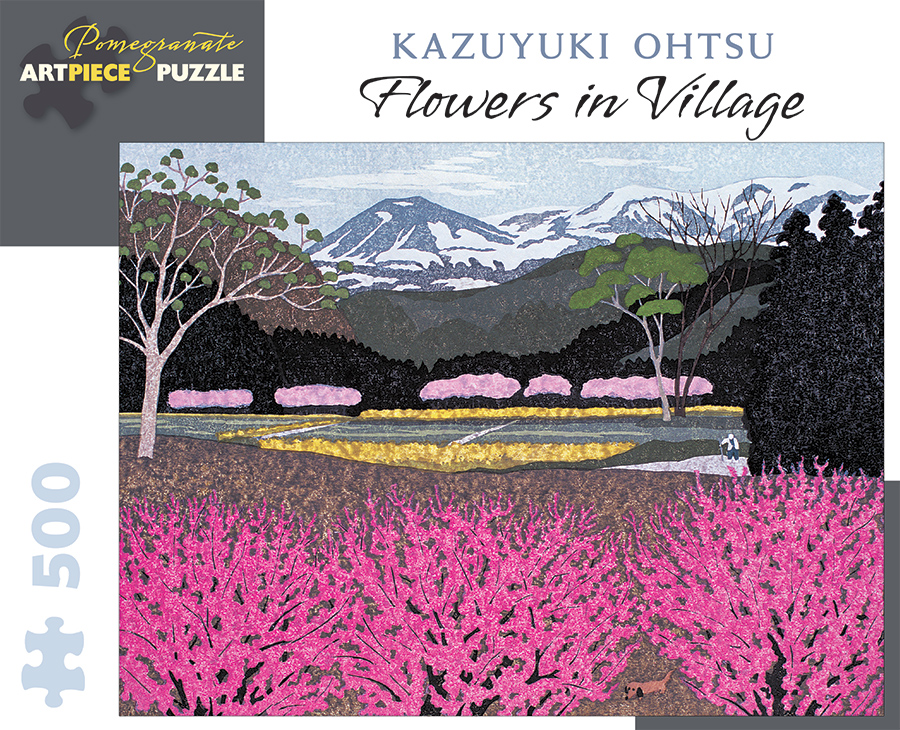 Flowers In Village Mountain Jigsaw Puzzle