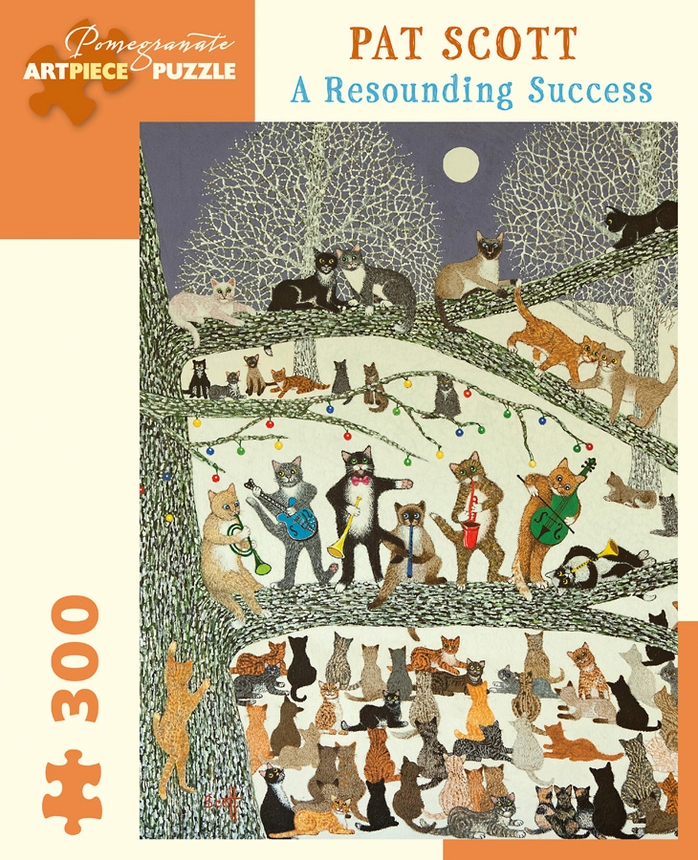 Pat Scott: A Resounding Success Cats Jigsaw Puzzle