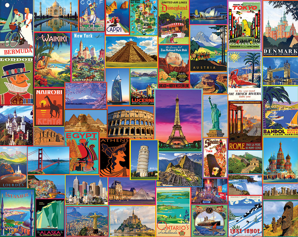 Best Places in the World Landmarks & Monuments Jigsaw Puzzle