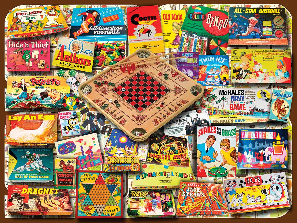 Classic Games Nostalgic & Retro Jigsaw Puzzle