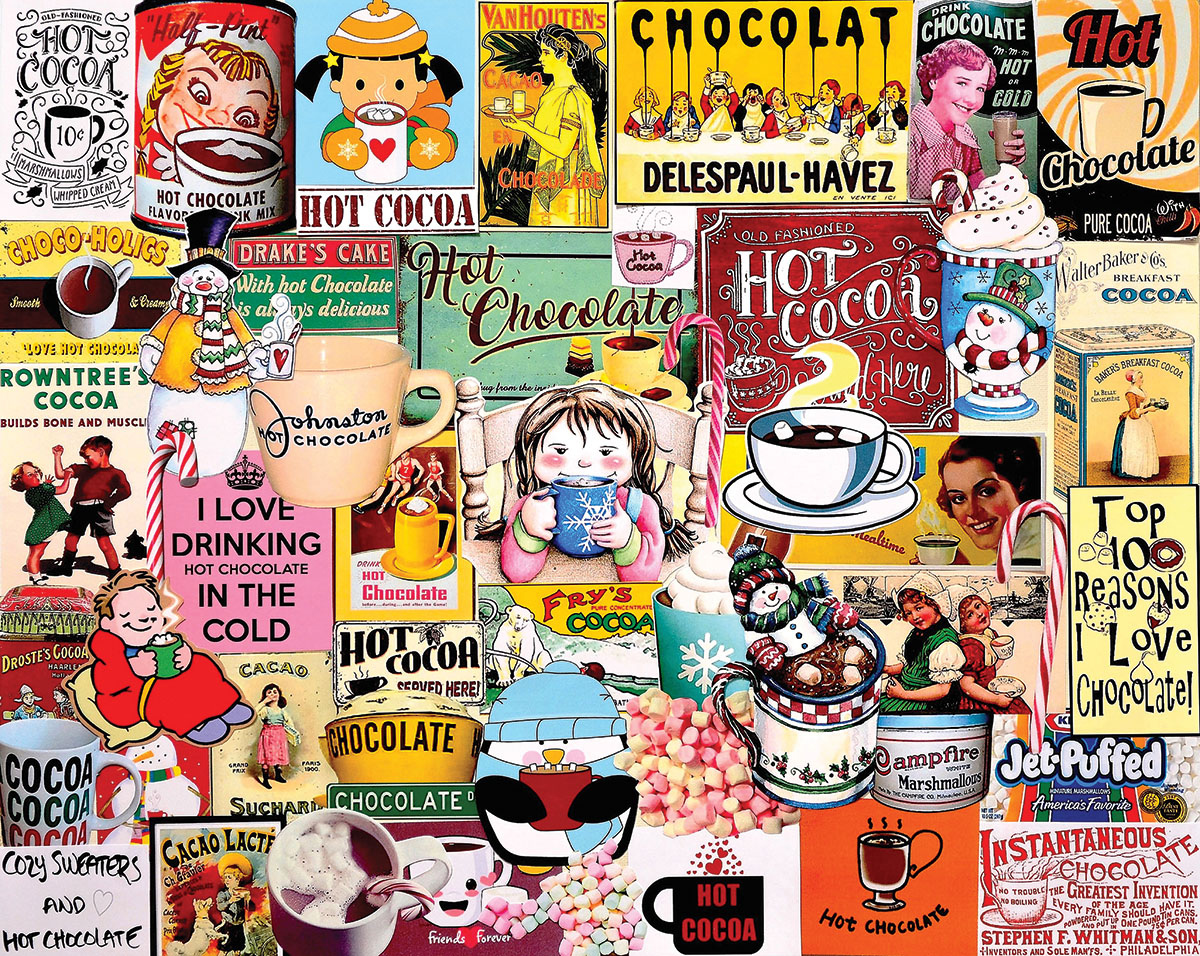 Hot Cocoa Nostalgic & Retro Jigsaw Puzzle