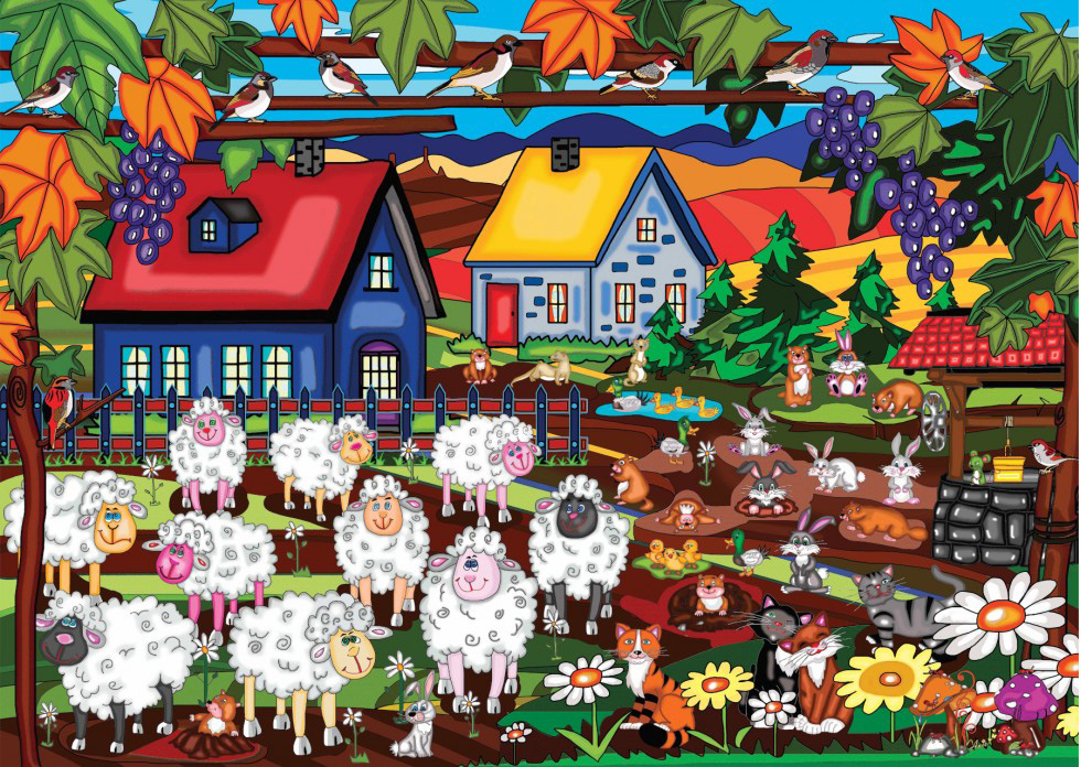 The Mouse Mansion, Puzzle (1000 pieces)