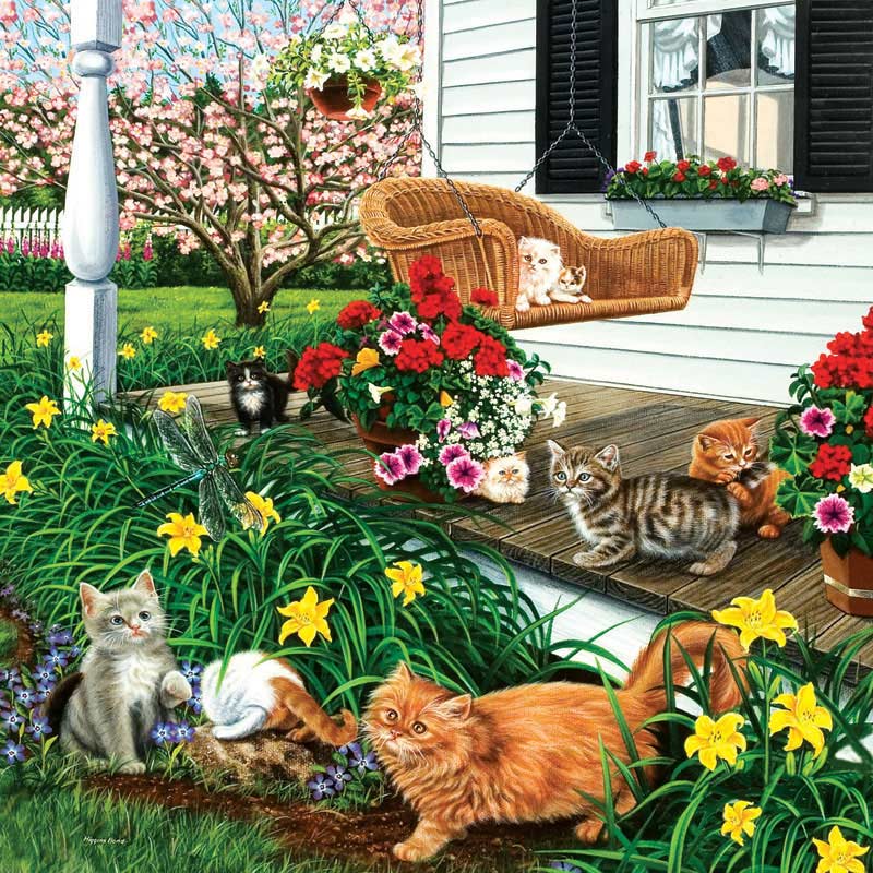 Curious Cats 500 Piece Puzzle