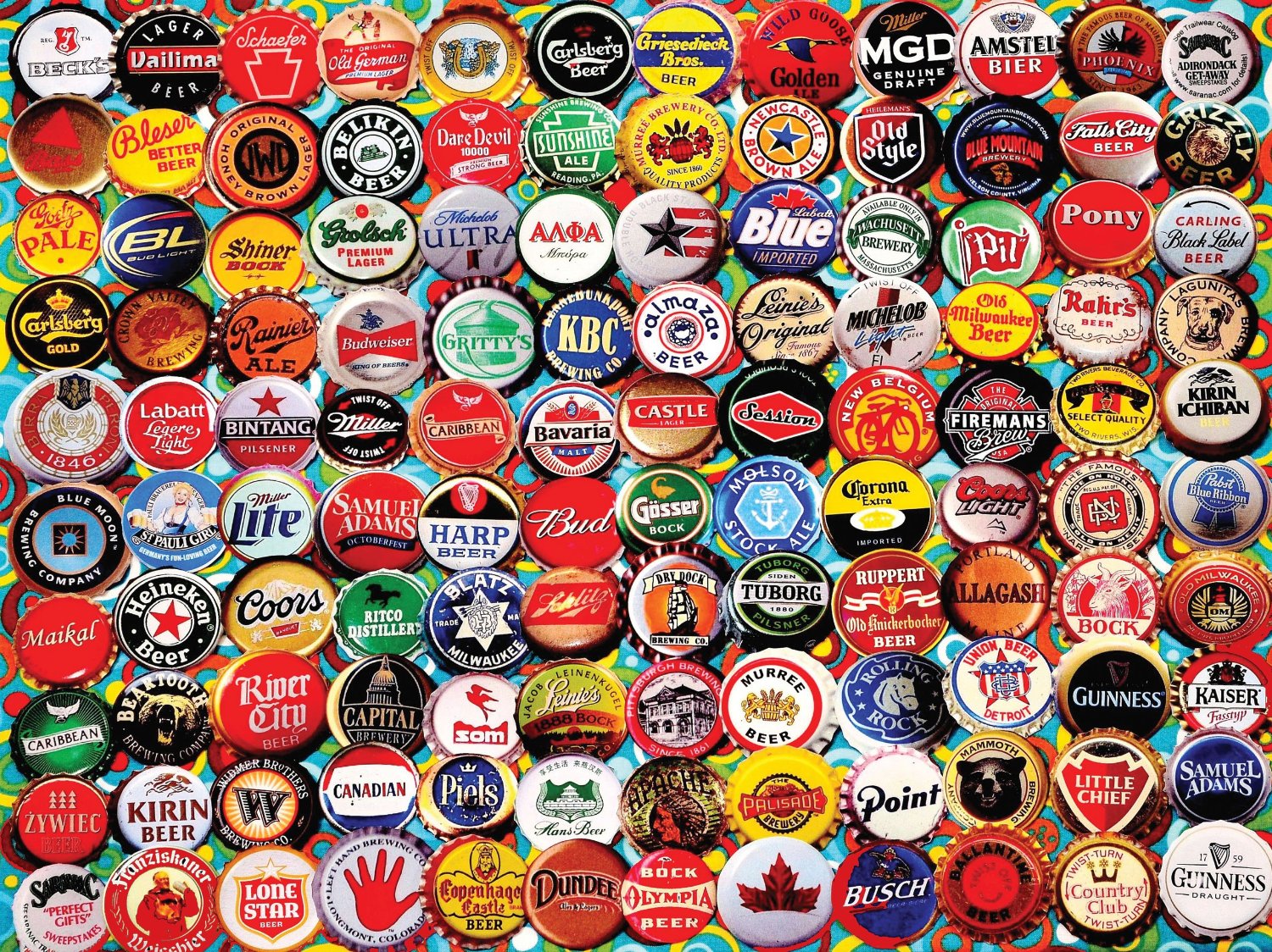 Beer Bottle Caps, 550 Pieces, White Mountain 