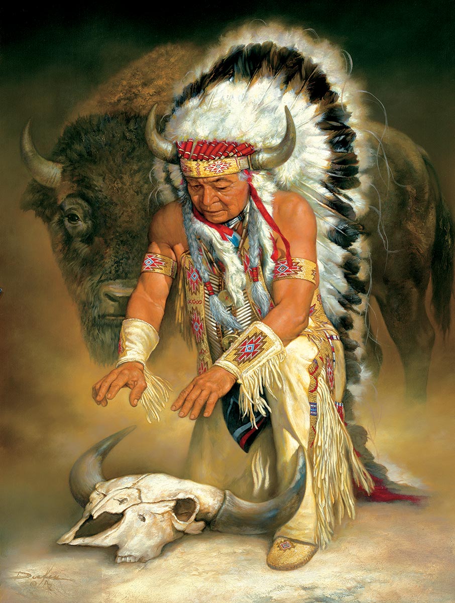 In Honor Native American Jigsaw Puzzle