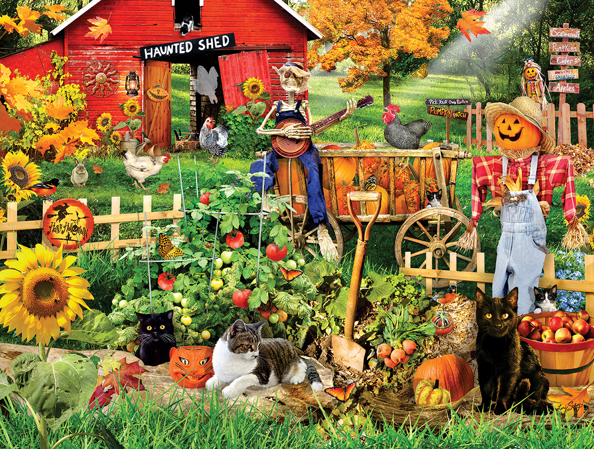 Halloween Harvest Farm Jigsaw Puzzle