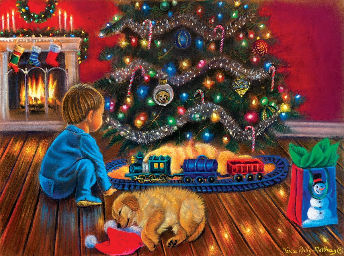 Under the Tree Christmas Jigsaw Puzzle