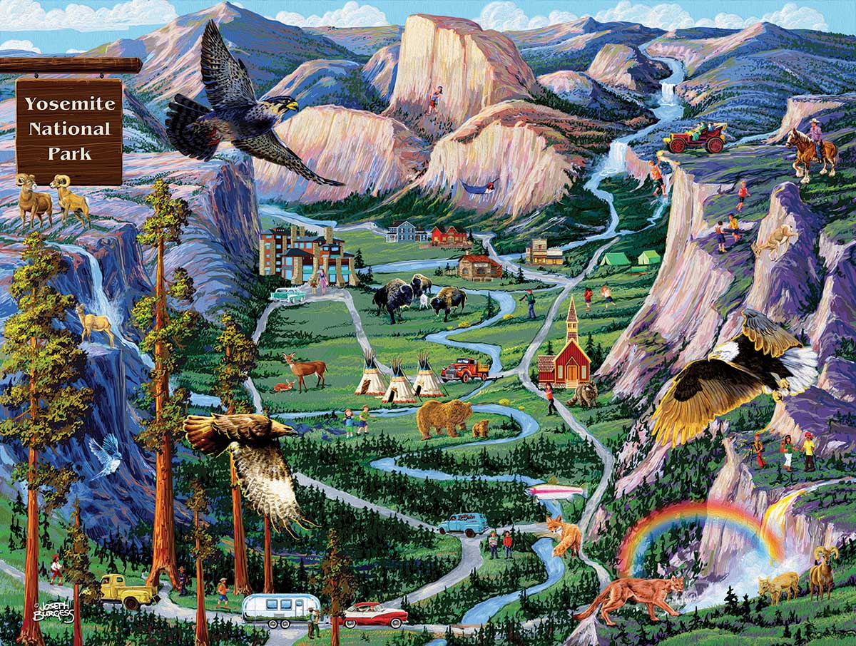 Yosemite Adventures National Parks Jigsaw Puzzle