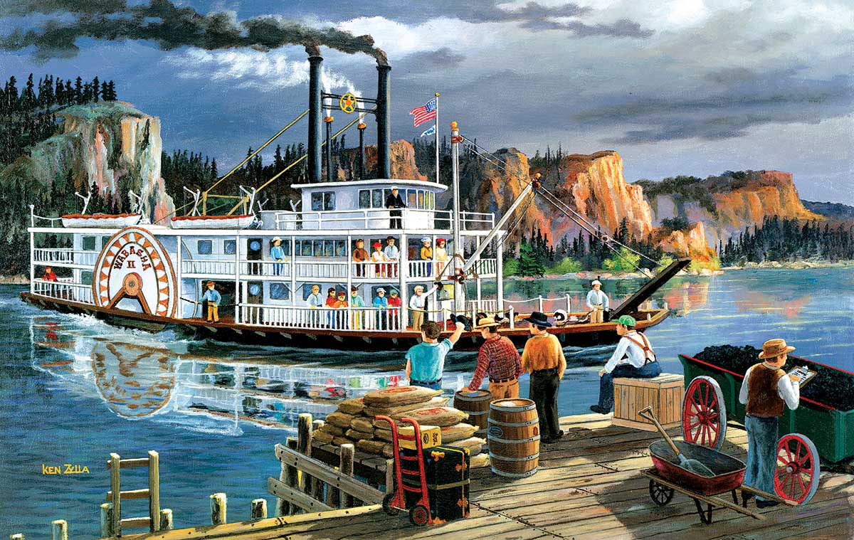 Riverboat Boat Jigsaw Puzzle