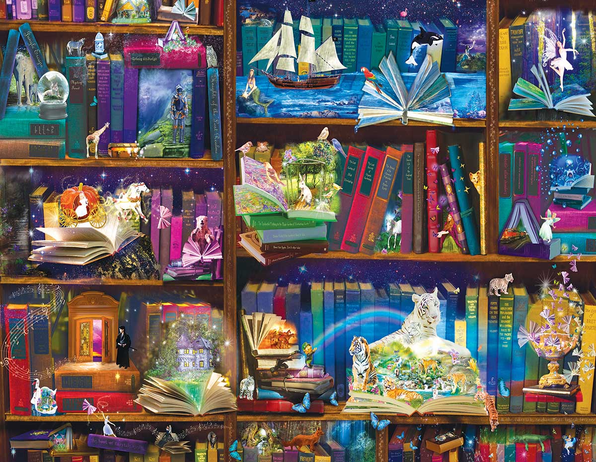 Library Adventures in Reading Fantasy Jigsaw Puzzle