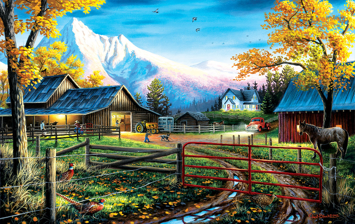 Western Lifestyle Countryside Jigsaw Puzzle