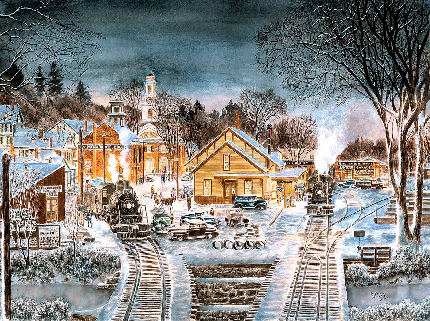 Winter Homecoming Winter Jigsaw Puzzle