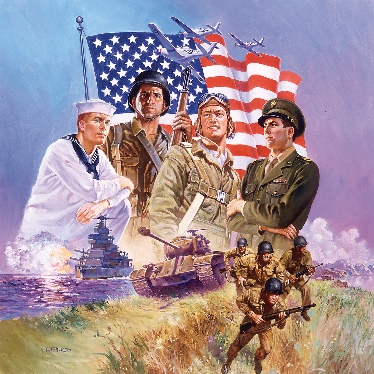 The Armed Forces Patriotic Jigsaw Puzzle