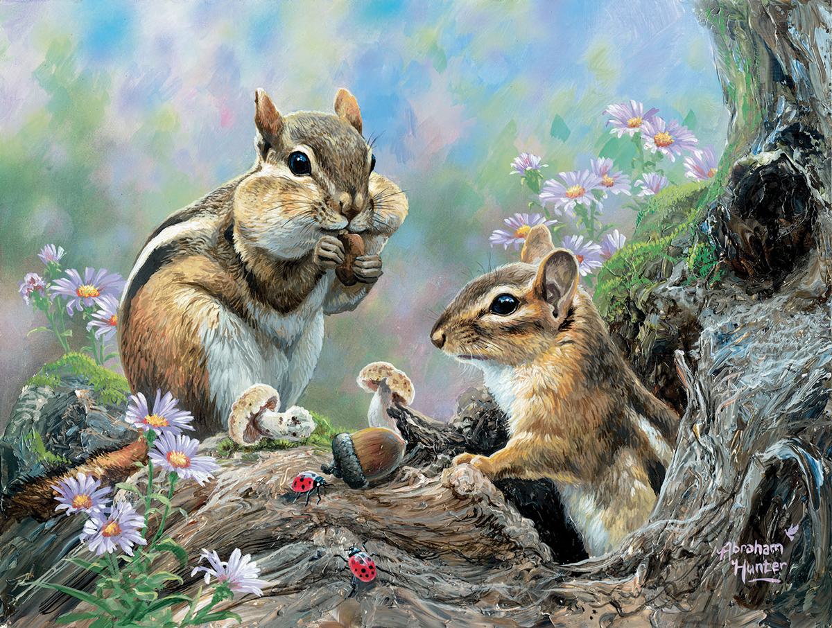 Breakfast Nook Forest Animal Jigsaw Puzzle