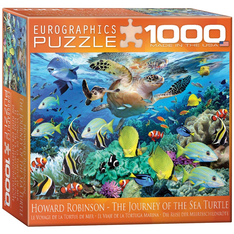 Sea Turtle Journey, 1000 Pieces, Eurographics | Serious Puzzles