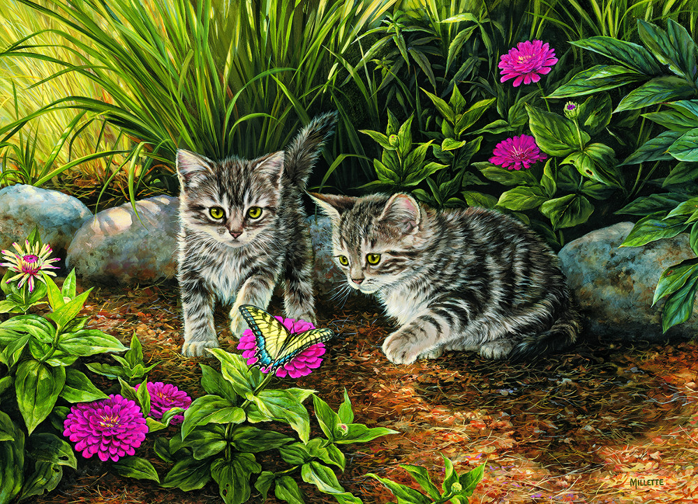 Double Trouble Cats Jigsaw Puzzle