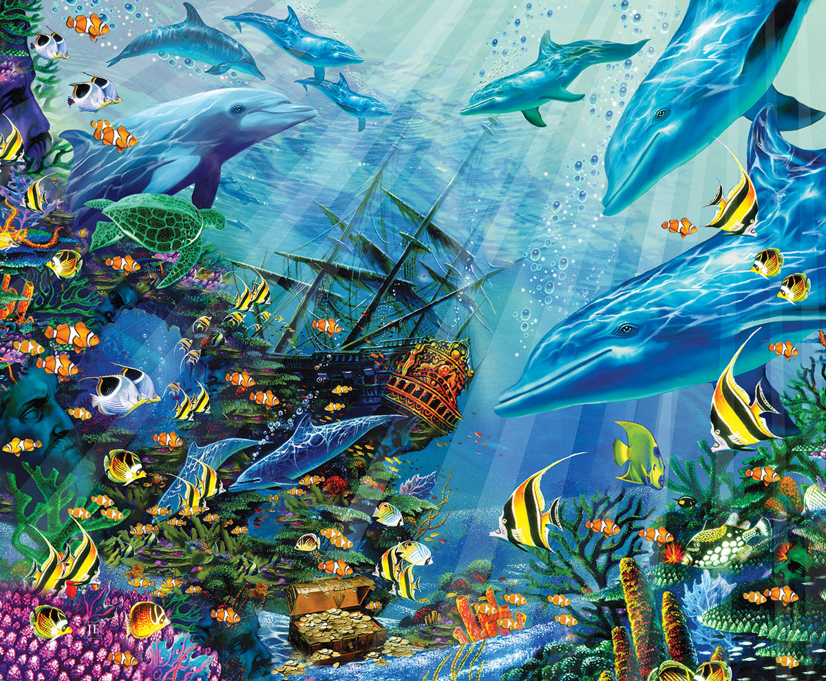 Return to Treasure Island Sea Life Jigsaw Puzzle