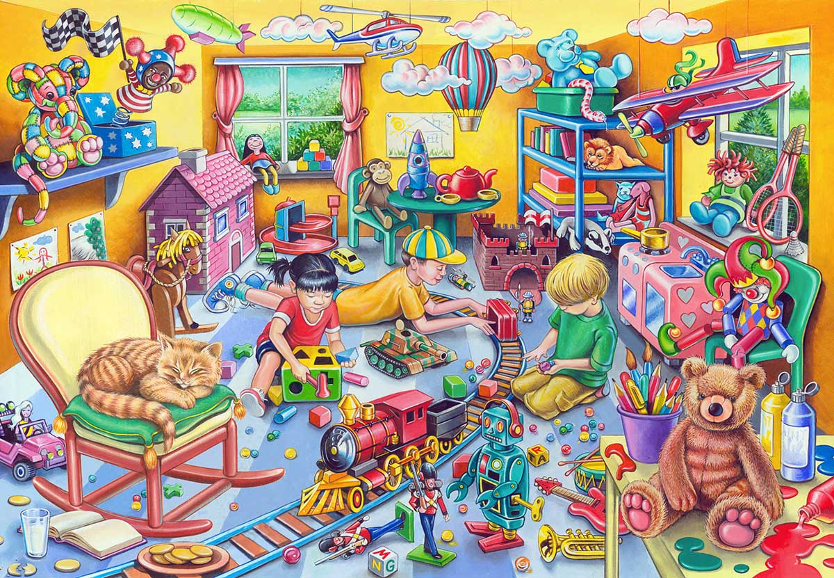 Play Room Around the House Jigsaw Puzzle