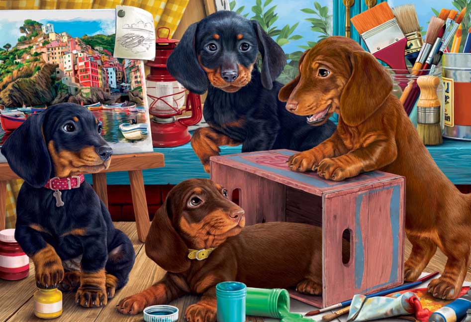 Studio Puppies Dogs Jigsaw Puzzle