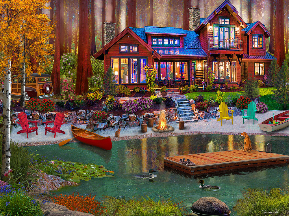 Cottage Life Lakes & Rivers Jigsaw Puzzle