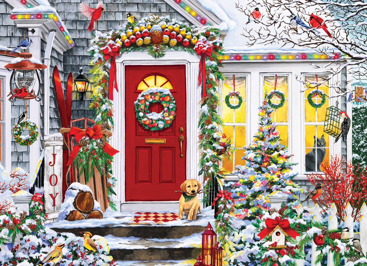 Winter Welcome Landscape Jigsaw Puzzle