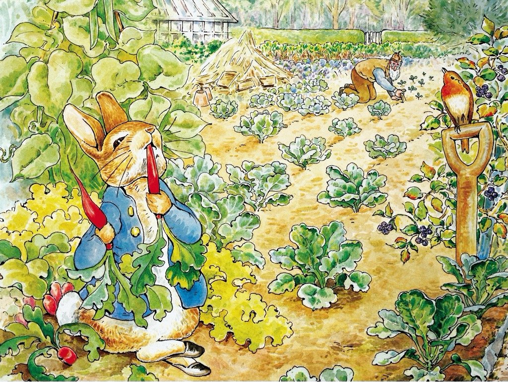Peter Rabbit's Garden Snack Movies & TV Jigsaw Puzzle