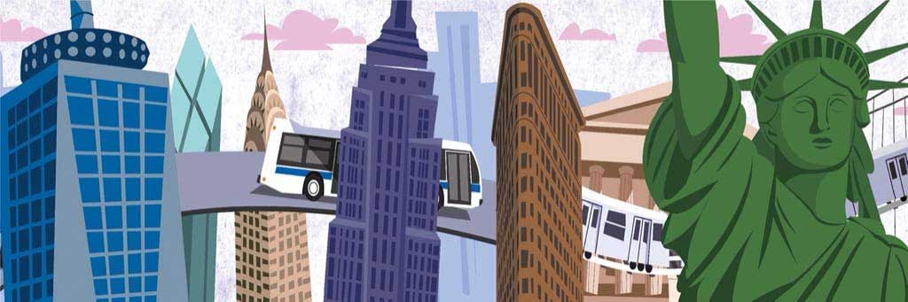 Travels Thru New York City New York Jigsaw Puzzle