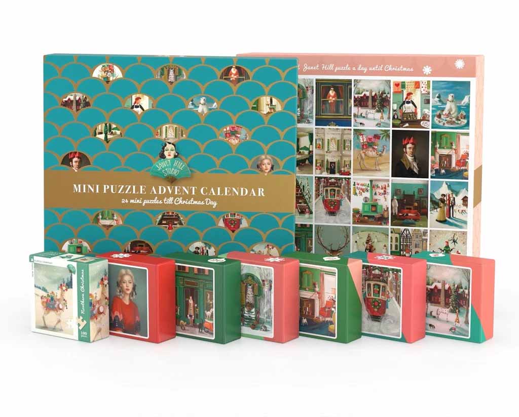 Janet Hill Advent Calendar New York Puzzle Co Serious Puzzles
