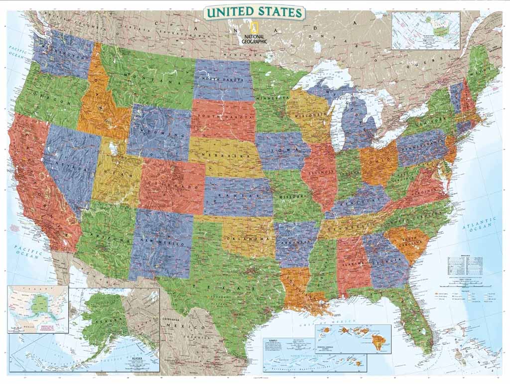 USA Map Maps & Geography Jigsaw Puzzle