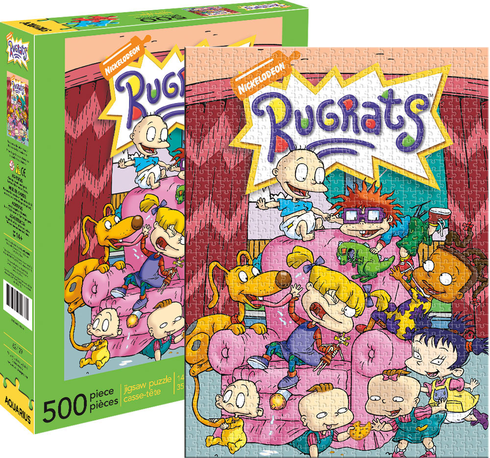 Rugrats 500 Pieces Aquarius Serious Puzzles