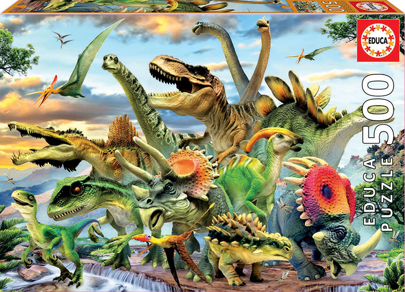 Dinosaur Museum - 500 Piece Dowdle Jigsaw Puzzle