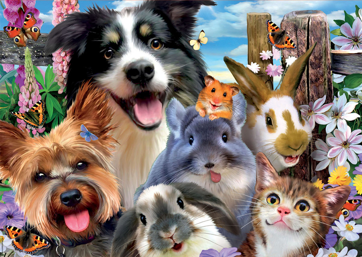Funny Selfie Dogs Jigsaw Puzzle