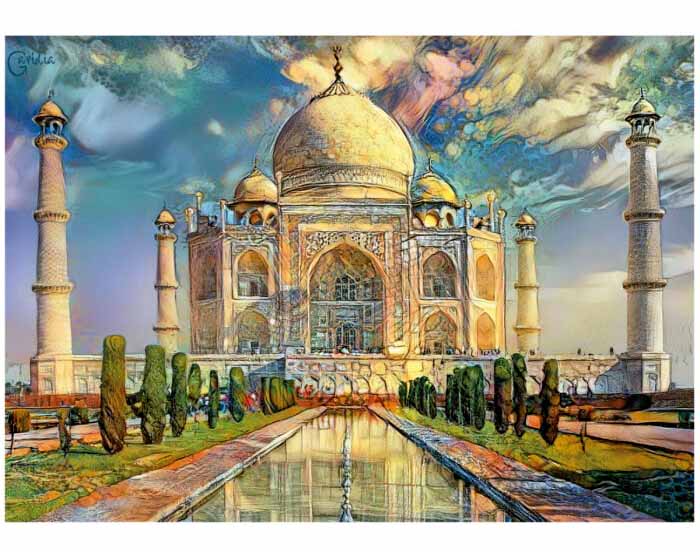 Taj Mahal  Travel Jigsaw Puzzle