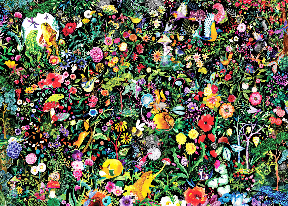 The Colorful Wilds Flower & Garden Jigsaw Puzzle