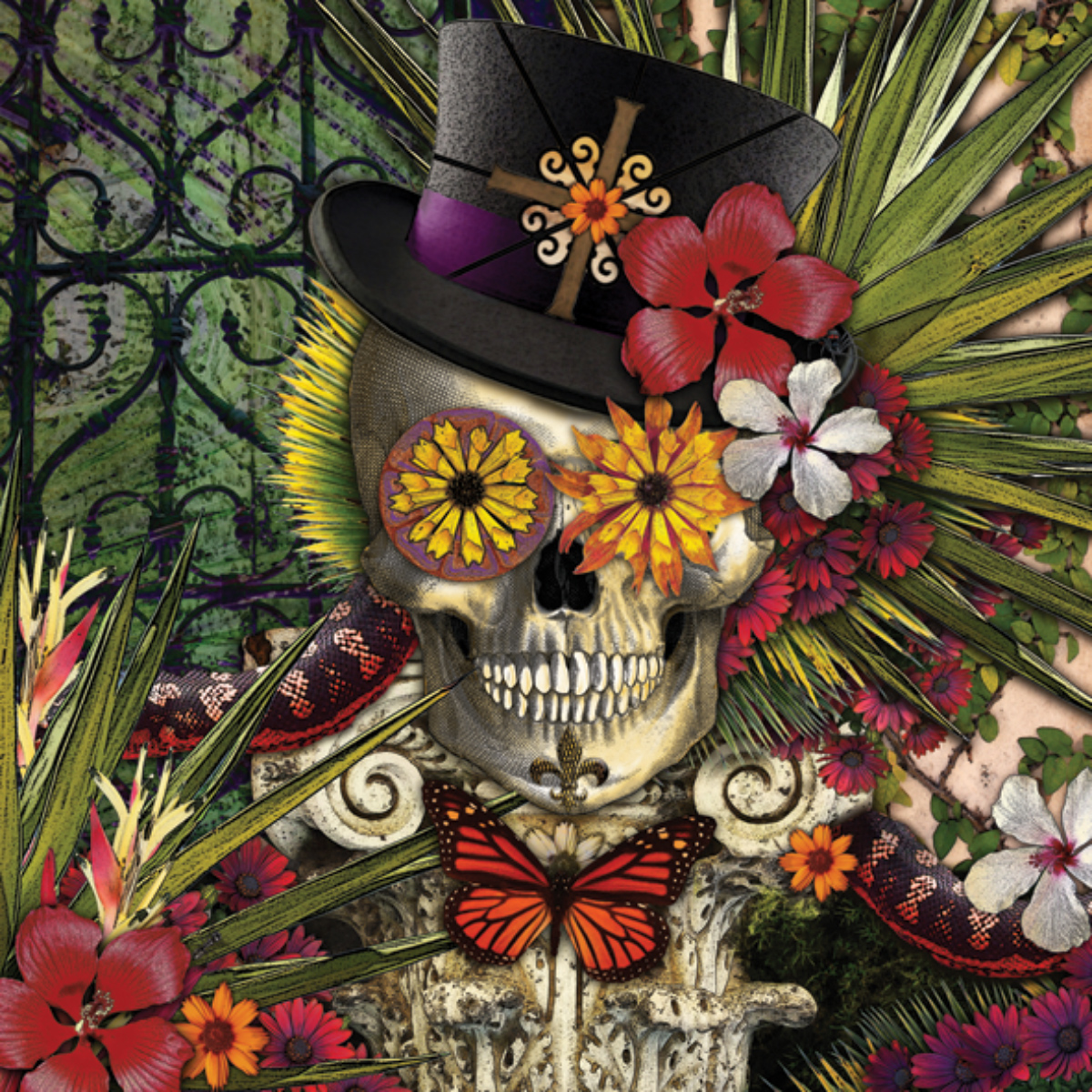 Baron in Bloom Gothic Art Jigsaw Puzzle