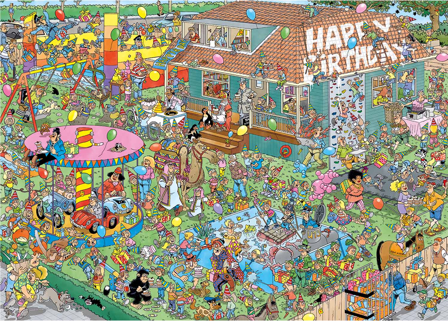 Children's Birthday Party People Jigsaw Puzzle