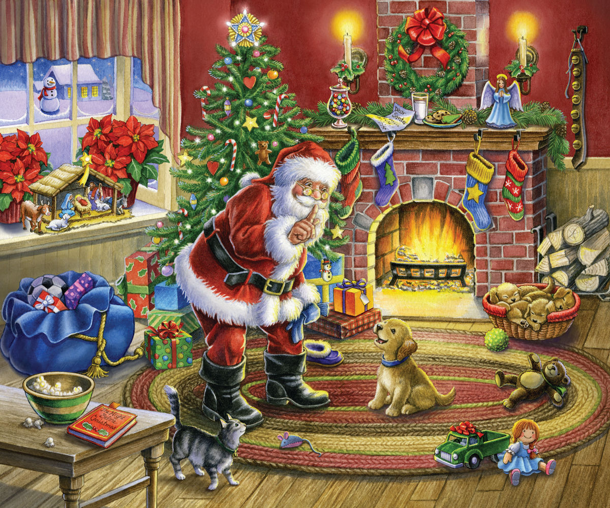 Christmas - Sledding to Home 1000 Piece Puzzle  MasterPieces –  MasterPieces Puzzle Company INC