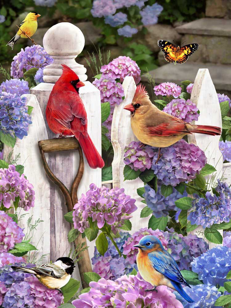 Cardinals & Friends Birds Jigsaw Puzzle