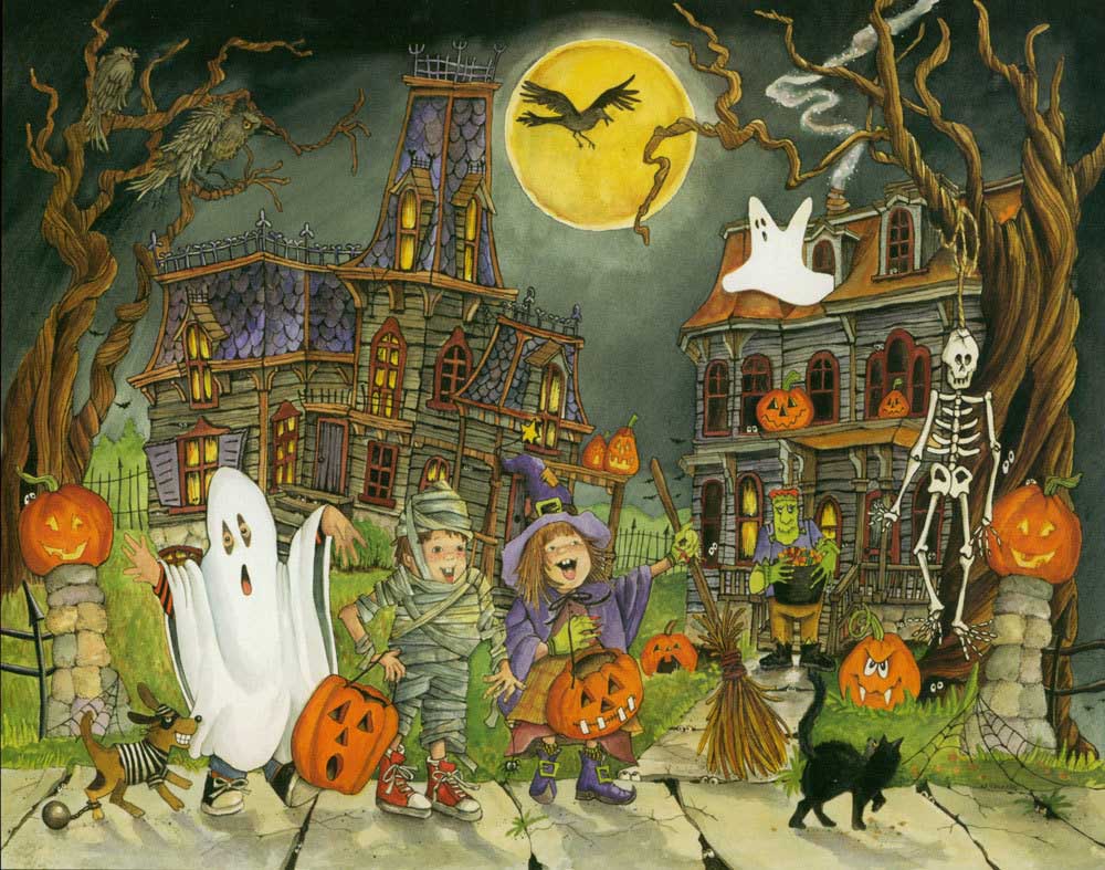 Little Goblins Halloween Jigsaw Puzzle