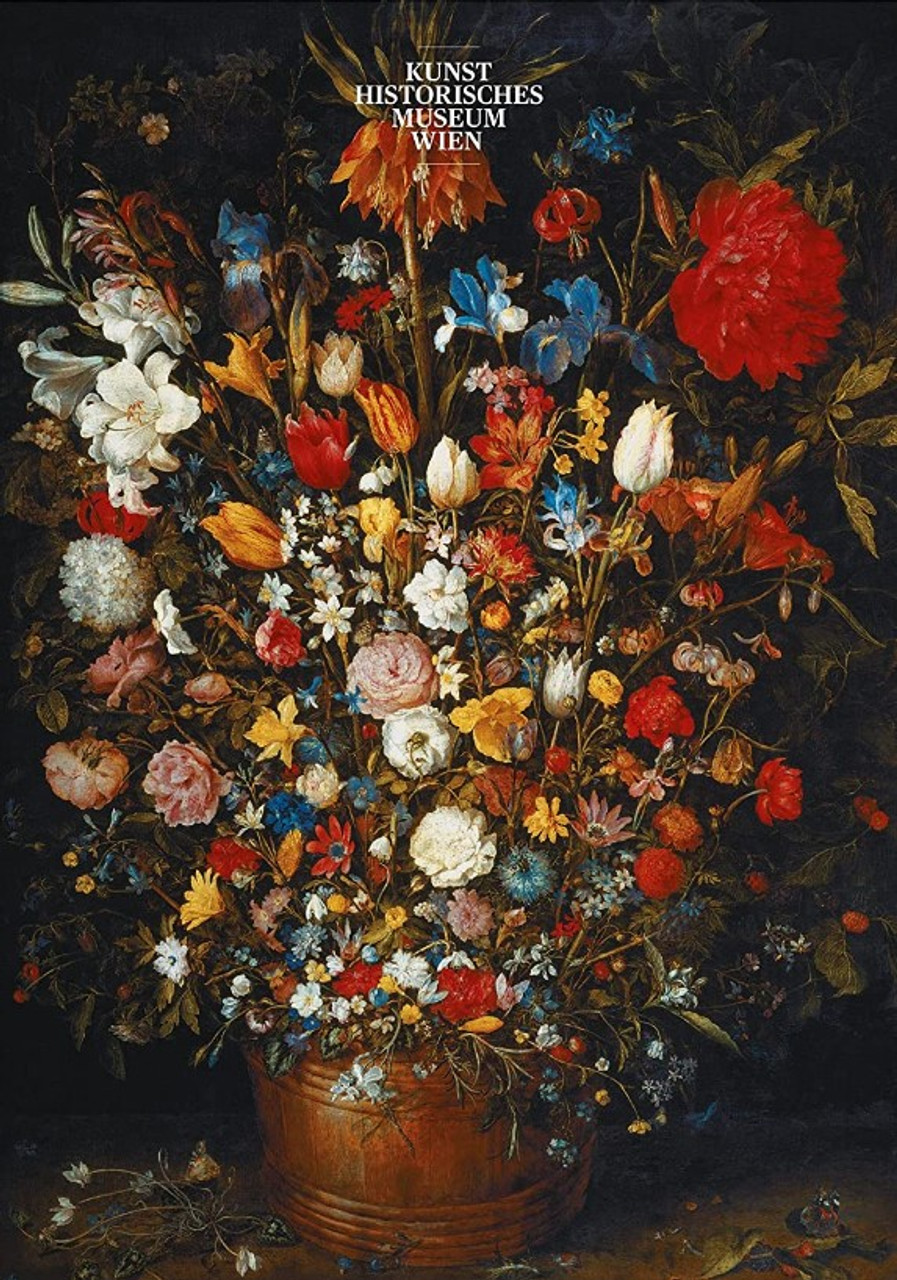 Flowers in a Wooden Vessel Flower & Garden Jigsaw Puzzle