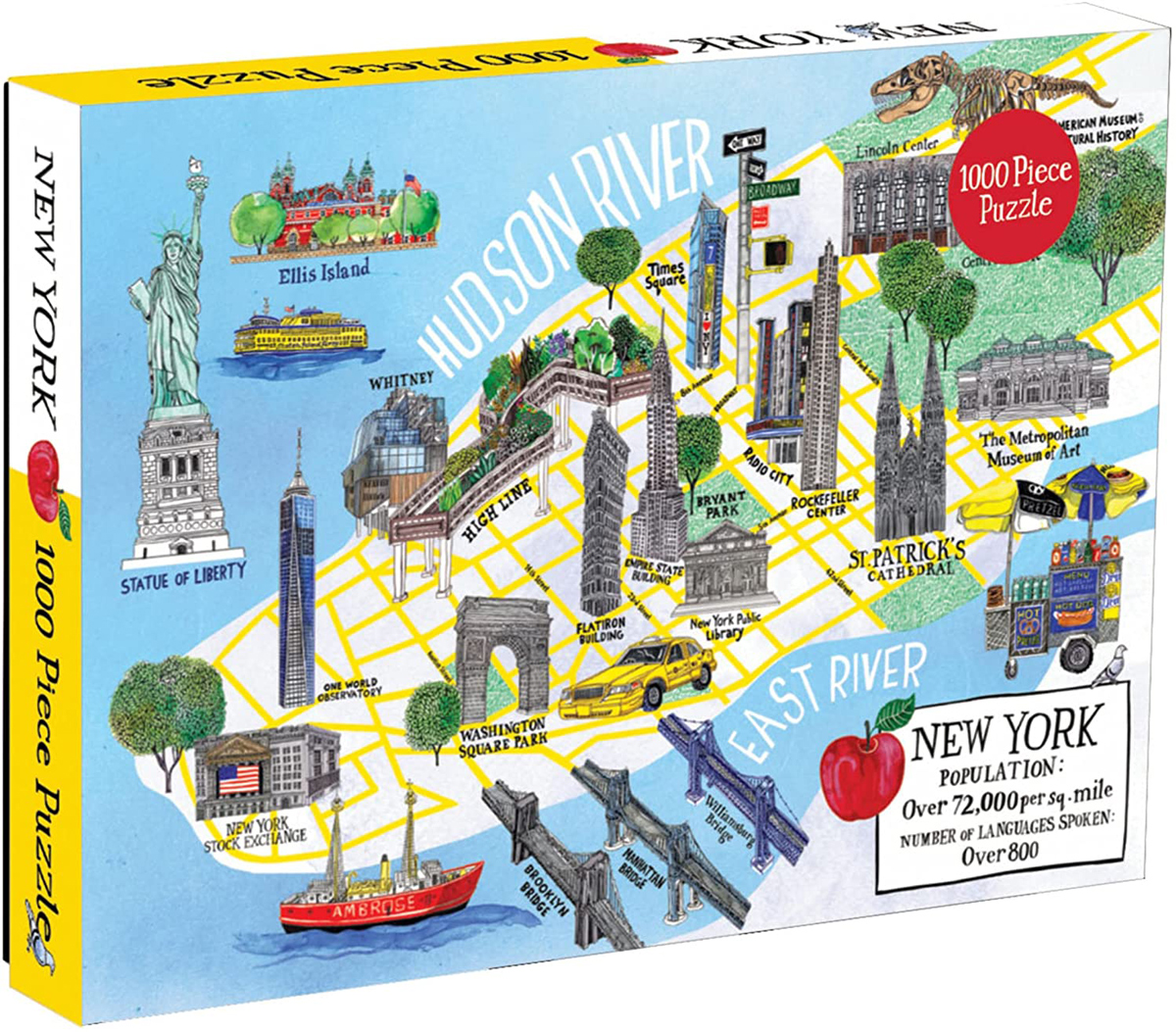 New York City Map New York Jigsaw Puzzle