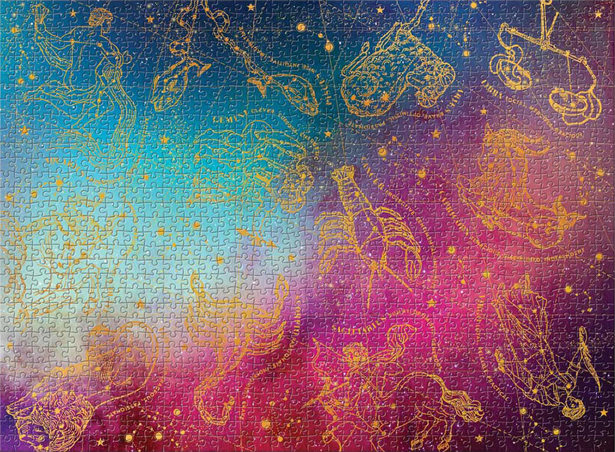 Foil Astrology Space Glitter / Shimmer / Foil Puzzles