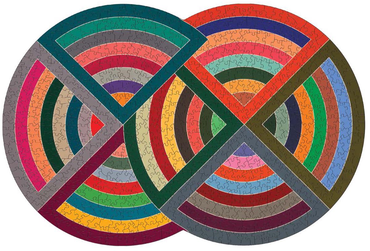 MoMA Frank Stella Contemporary & Modern Art Shaped Puzzle