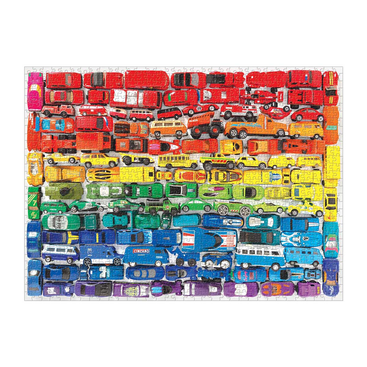Rainbow Toy Cars Car Jigsaw Puzzle