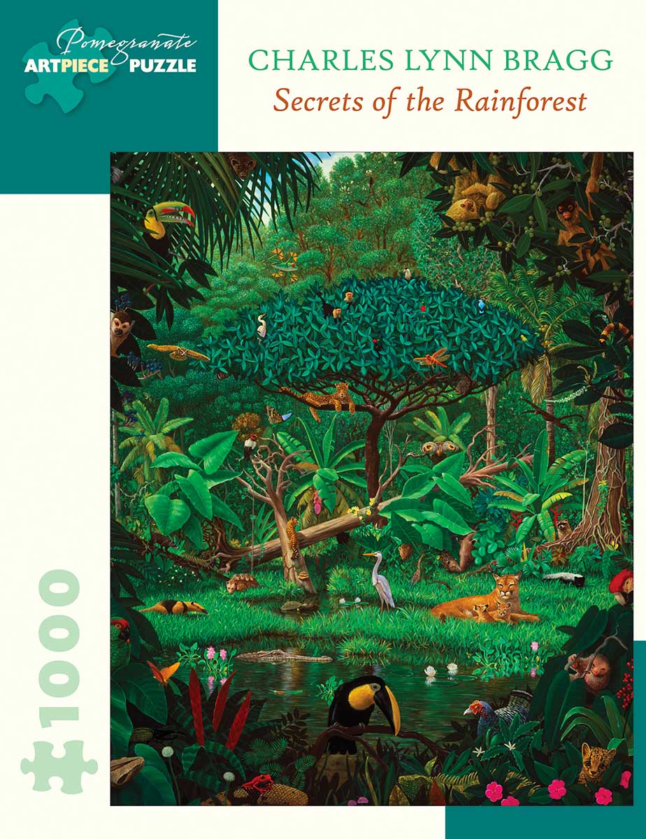 Secrets of the Rainforest Jungle Animals Jigsaw Puzzle