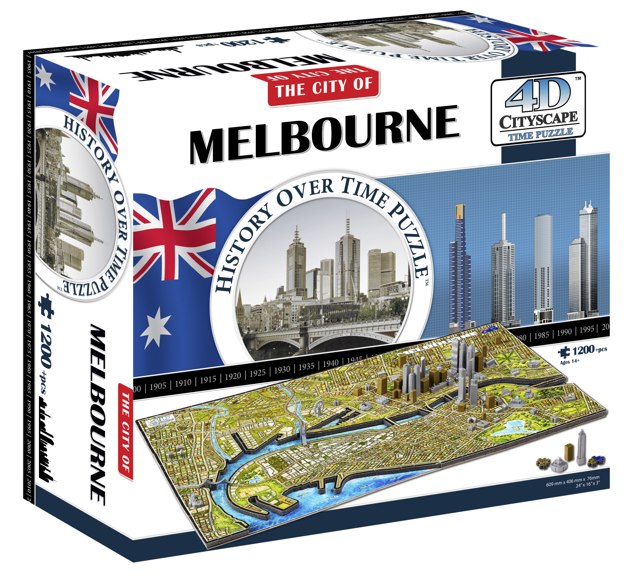 4D Cityscape (40032) - Sydney - 1000 pieces puzzle