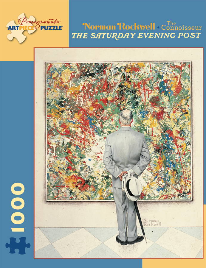 Norman Rockwell - The Connoisseur (The Saturday Evening Post) Contemporary & Modern Art Jigsaw Puzzle