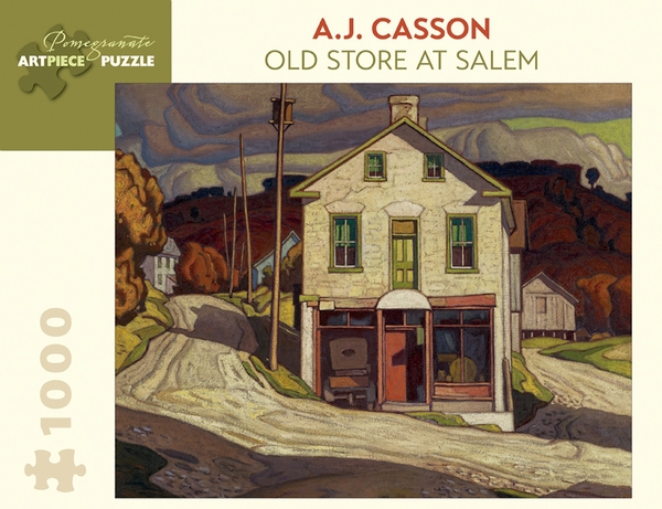 Old Store At Salem Contemporary & Modern Art Jigsaw Puzzle